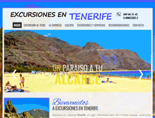 Tablet Screenshot of excursionesentenerife.com